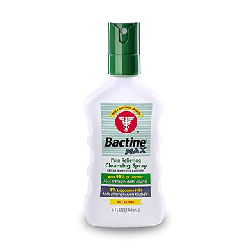 Bactine MAX First Aid Spray - Pain Relief Cleansing Spray with 4% Lidocain BactineUS supplements