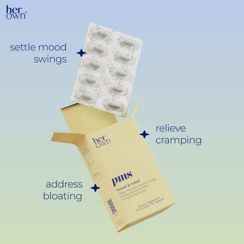 her own PMS, Supports PMS Symptoms, Promotes Positive Mood, Natural Hormone Balance her ownAu supplements