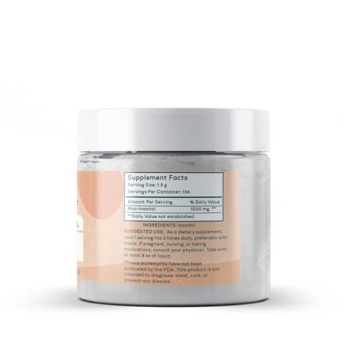 Like Mine Myo-Inositol (7 oz) Vitamin B8, Pure Single Ingredient with No Fillers, Additives Like MineUS supplements