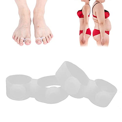 2Pcs Slimming Silicone Foot Massage Magnetic Toe Ring Magnetic Slimming Toe Rings DiocheUS supplements