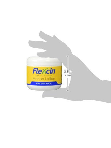 Flexcin Motion Lotion with CM8 - Joint & Muscle Therapy Cream for Back, Neck, Knee, Hand, Foot - Fast Absorbing with DMSO, Emu Oil, Aloe Vera - Non-Greasy 4oz Jar FlexcinAu supplements