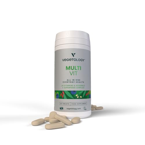 Vegetology MultiVit Vegan Multivitamins w/26 Vitamin & Mineral Supplements VegetologyUS supplements