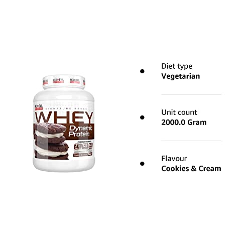 Medi-Evil Nutrition Whey Dynamic Protein, Cookies and Cream Flavour, 2kg, 66 Servings Medi-Evil NutritionAu supplements
