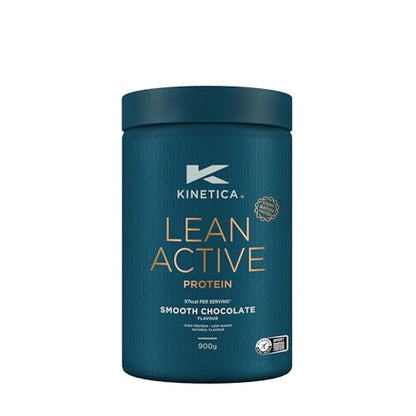 Kinetica Lean Protein Powder, Low Calorie, Grass Fed Whey, 36 Servings, Smooth Chocolate, 900g KineticaUS supplements