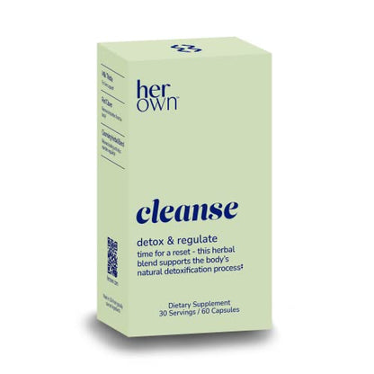 her own Cleanse, Gentle Detox, Supports Healthy Gut, Ocean Algae Cleanse, Prebiotic/Probiotic Blend her ownUS supplements