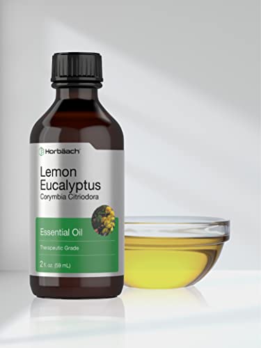 Lemon Eucalyptus Essential Oil | 2 oz | for Massage, Bath, Diffuser, DIY Projects & More HorbäachAu supplements