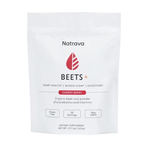 Natrava Beets+ | Organic Beet Root Powder, Vitamins, and Prebiotics | Supports Healthy NatravaAu supplements