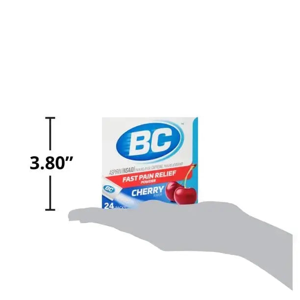 BC Powder Pain Reliever, Cherry Flavor Aspirin Dissolve Packs, 24 Count Powder Packets (6 Pack) BCAu supplements