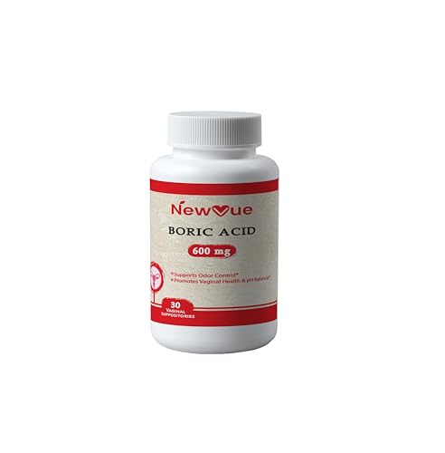 NewVue Boric Acid Vaginal Suppositories - 100% Pure Made in USA - Intimate Health Support (30 Count) NewVueAu supplements