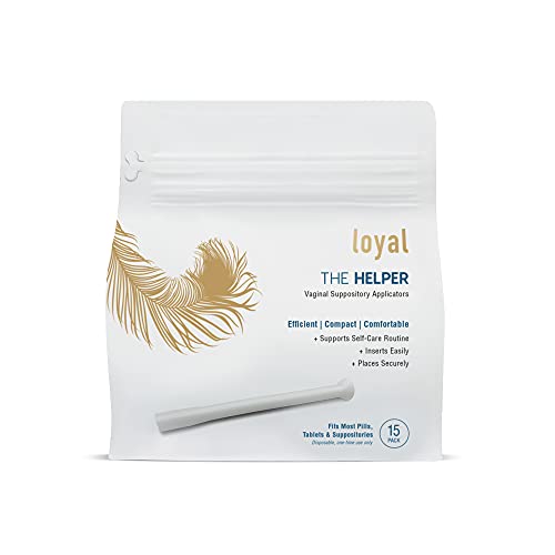 Loyal The Helper Vaginal Suppository Applicators | Efficient | Compact | Comfortable | Fits Most Brands, Pills LoyalAu supplements