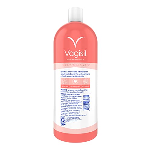 Vagisil Scentsitive Scents Fresh Peach Passion Daily Intimate Wash for Women, Gynecologist Tested VagisilAu supplements
