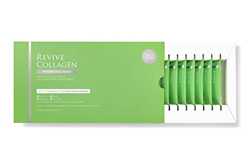 Revive Collagen 2500mg Plant Based Vegan Collagen with Added Vitamin B, C, D & E, Improved Skin, Hair & Nails Revive CollagenAu supplements