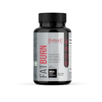 Evolve Nutraceuticals Fat Burner, Weight Loss Supplement, Energy Booster - Green Tea Extract Evolve NutraceuticalsUS supplements