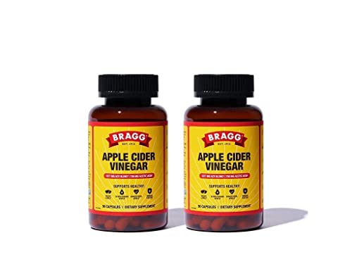 Bragg Apple Cider Vinegar Capsules - Vitamin D3 & Zinc - 750mg of Acetic Acid – Immune BraggUS supplements