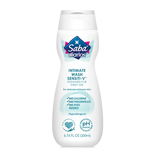 Saba Sensiti-V Intimate Wash, Feminine Hygiene Wash, 6.76 fl oz (Pack of 6) SabaAu supplements