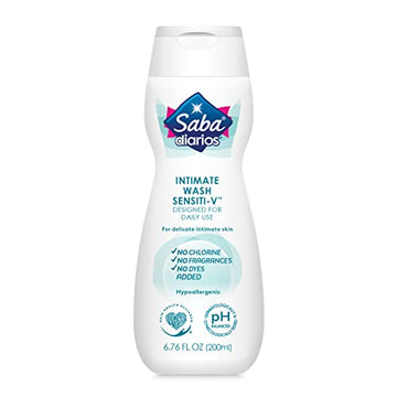 Saba Sensiti-V Intimate Wash, Feminine Hygiene Wash, 6.76 fl oz (Pack of 6) SabaAu supplements