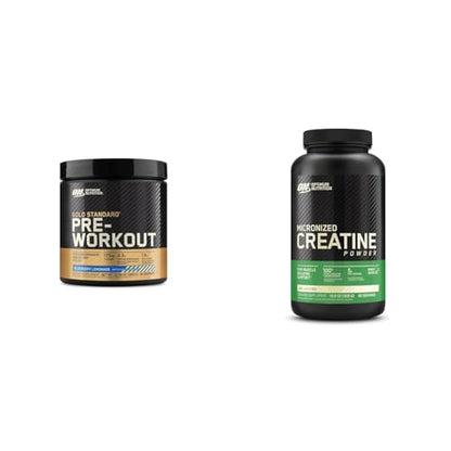 Optimum Nutrition Gold Standard Pre-Workout & Micronized Creatine Monohydrate Powder Optimum NutritionUS supplements