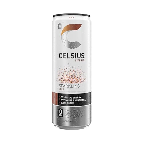 CELSIUS Sparkling Cola, Functional Essential Energy Drink 12 Fl Oz (Pack of 12) CELSIUSUS supplements