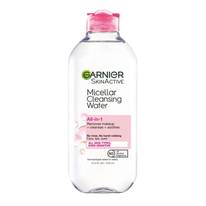 Garnier SkinActive Micellar Water for All Skin Types, Facial Cleanser & Makeup Remover GarnierUS supplements