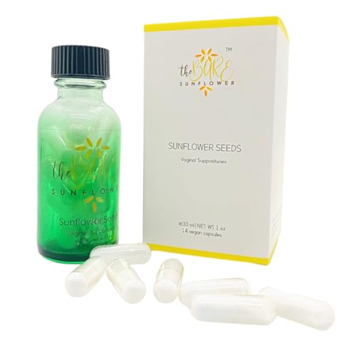 Sunflower Seeds - Vegan Vaginal Suppositories The Bare SunflowerAu supplements