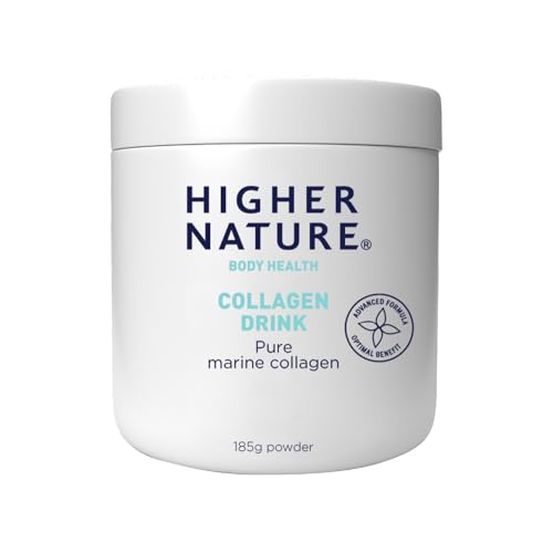 Higher Nature - Collagen Drink - Increases Skin Elasticity & Hydration - Collagen Powder HIGHER NATUREUS supplements