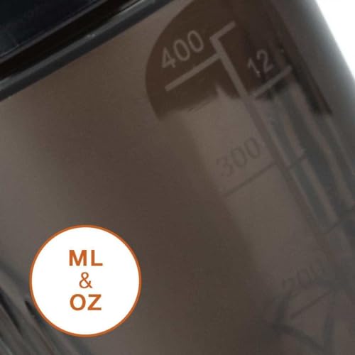 Shaker Bottle 12oz Protein Shaker Plastic Bottle for Pre & Post workout with Twist and Lock GenericAu supplements