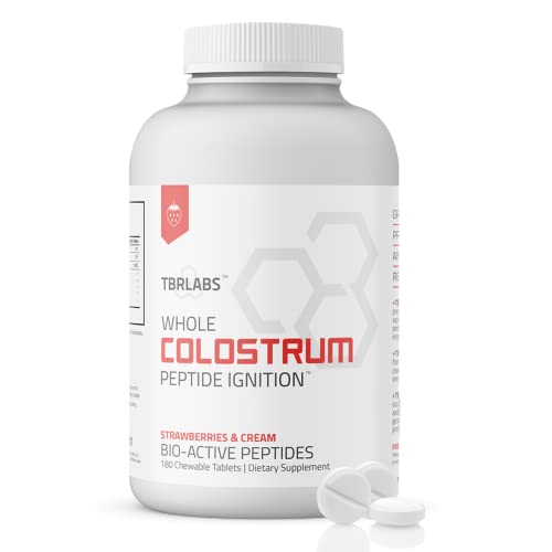 Bovine Colostrum Chewable Tablets - TBR Labs - with Immunoglobulins and Lactoferrin TBR LabsUS supplements