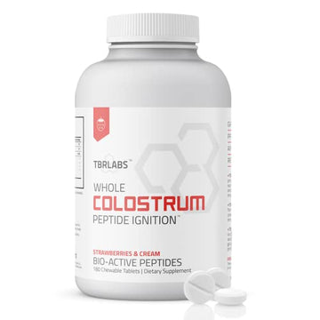 Bovine Colostrum Chewable Tablets - TBR Labs - with Immunoglobulins and Lactoferrin TBR LabsUS supplements