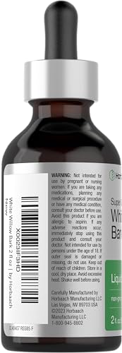 White Willow Bark Extract | 2 fl oz | Alcohol Free Liquid Tincture | Super Concentrated HorbäachUS supplements