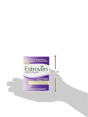 Estroven Stress Plus Mood & Memory | Menopause Relief Dietary Supplement | Safe Multi-Symptom Relief EstrovenAu supplements