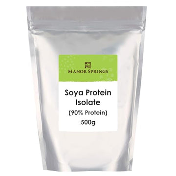 SOYA Protein Isolate (90% Protein) 500g by Manor Springs, Unflavoured, Vegan Protein Shake MANOR SPRINGSAu supplements