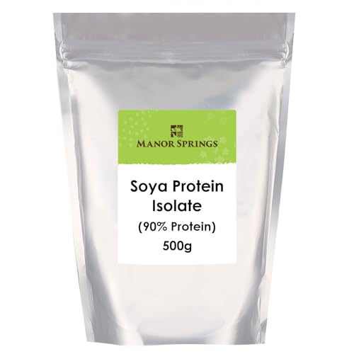 SOYA Protein Isolate (90% Protein) 500g by Manor Springs, Unflavoured, Vegan Protein Shake MANOR SPRINGSAu supplements