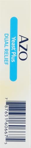 AZO Yeast Plus Dual Relief Tablets, Yeast Infection and Vaginal Symptom Relief, Relieves Itching & Burning AZOAu supplements