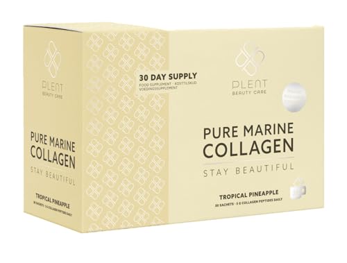 Plent Pure Marine Collagen Tropical Pineapple - Stay Beautiful - 5G Collagen Peptides Daily PlentAu supplements