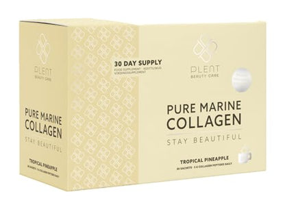 Plent Pure Marine Collagen Tropical Pineapple - Stay Beautiful - 5G Collagen Peptides Daily PlentUS supplements