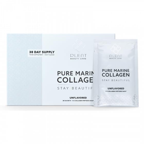 Plent Pure Marine Collagen Unflavoured - Stay Beautiful - 5G Collagen Peptides Daily - 30 Sachets PlentAu supplements