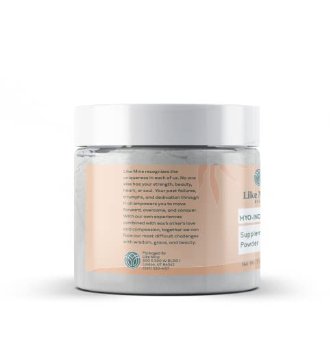 Like Mine Myo-Inositol (7 oz) Vitamin B8, Pure Single Ingredient with No Fillers, Additives Like MineUS supplements