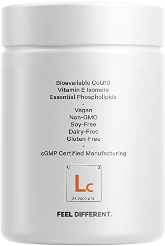 Codeage Liposomal CoQ10 Supplement - Vitamin E Isomers Tocopherols - 125mg Coenzy CodeageUS supplements