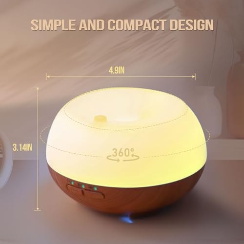 Aromatherapy Essential Oil Diffuser: Cool Mist Aroma Diffuser for Home - Colorful Light Create Ambience GrevolAu supplements