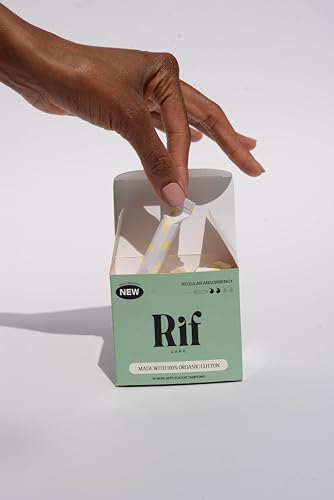 Rif Care Organic Cotton Non Applicator Tampons Regular Absorbency 18 Count Rif careAu supplements