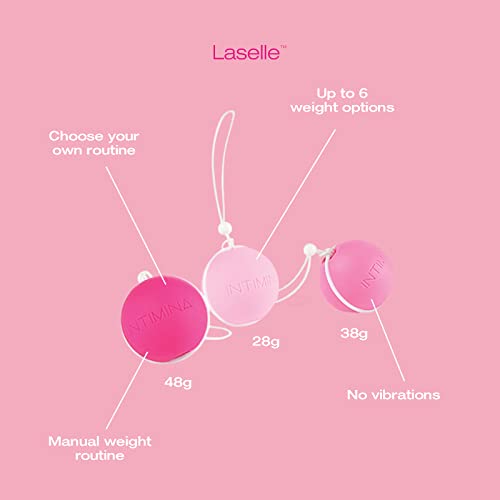 INTIMINA Laselle Weighted Exerciser Set - Women’s 3 Pelvic Floor Weights (28g, 38g, 48g) INTIMINAAu supplements