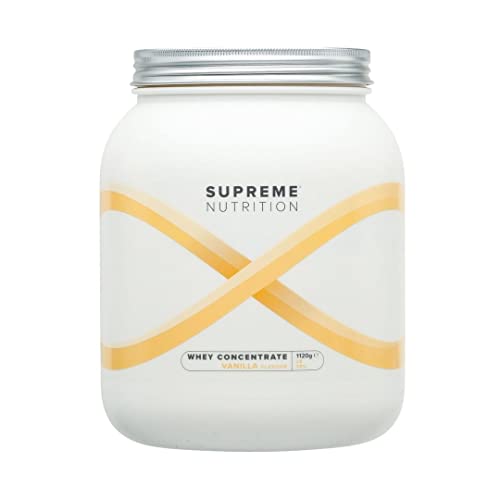 Supreme Nutrition Whey Protein Concentrate | 1.12kg - 28 Servings | 30g of Protein Per Serving Supreme NutritionAu supplements