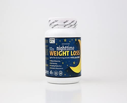 Maximum Slim Advanced Nighttime (Fat Burning) Weight Loss with African Mango, Green Tea Maximum SlimAu supplements