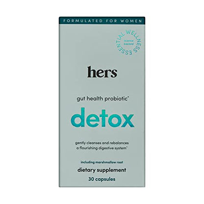 Hers Detox Supplement - Women's Probiotic Supplement for Detoxing - Helps Support HIMS & HERSUS supplements
