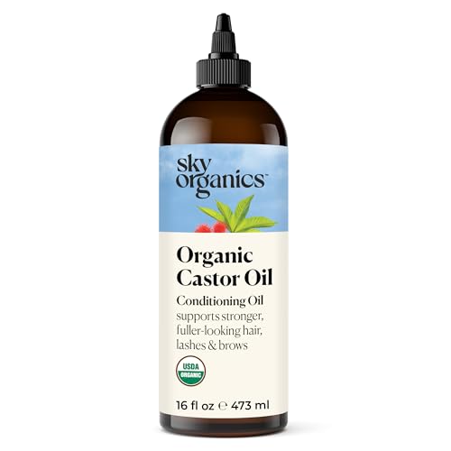 Sky Organics Organic Castor Oil (16 oz) USDA Certified Organic, 100% Pure, Cold Pressed Sky OrganicsAu supplements