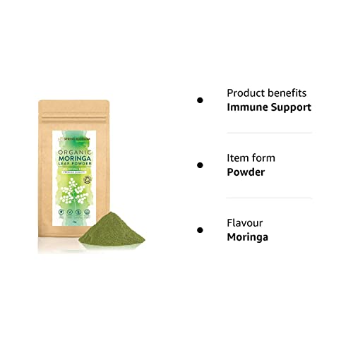1KG Moringa Superleaf Powder Oleifera 100% Organic Raw Premium Quality Non-GMO Spring BlossomUS supplements