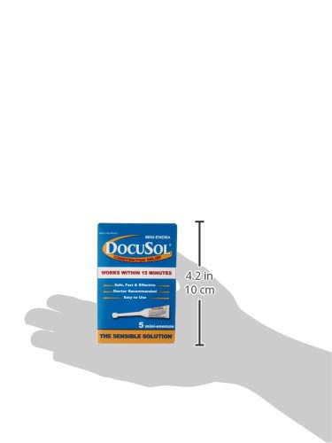 Docusol Docusate Sodium Mini Enema ml, Clear, 0.84 Fl Oz EnemeezAu supplements