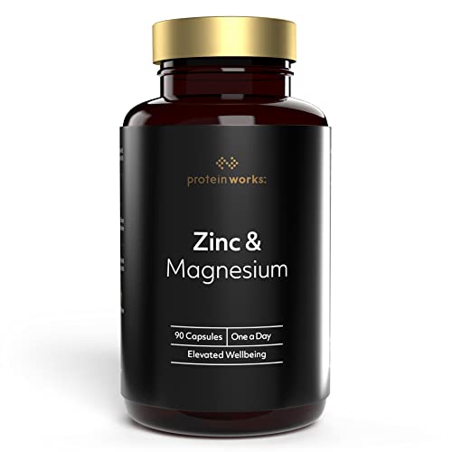 Protein Works - Zinc & Magnesium Supplement Tablets |Added Vitamin B6 | Combats Tiredness & Fatigue Protein WorksUS supplements