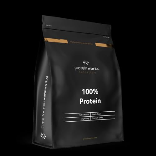 Protein Works - 100% Protein, 1.25kg, High Protein Blend, 41 Servings, Chocolate Silk Protein WorksAu supplements