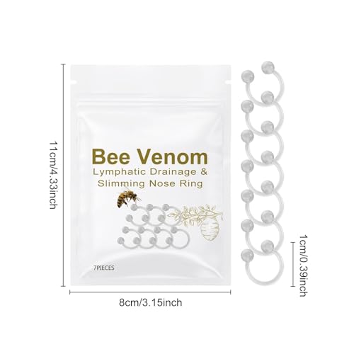 Beee Venom Lymphatic Drainage & Slimming Nose Ring (3 Packs) DiameleoAu supplements